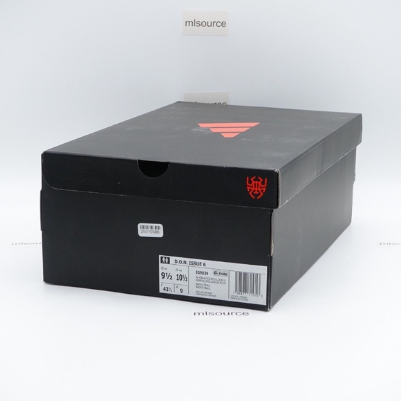 NEW adidas D.O.N. Issue 6 Basketball Shoes Men\'s IG9039 Aurora Black/Solar Red main image 8